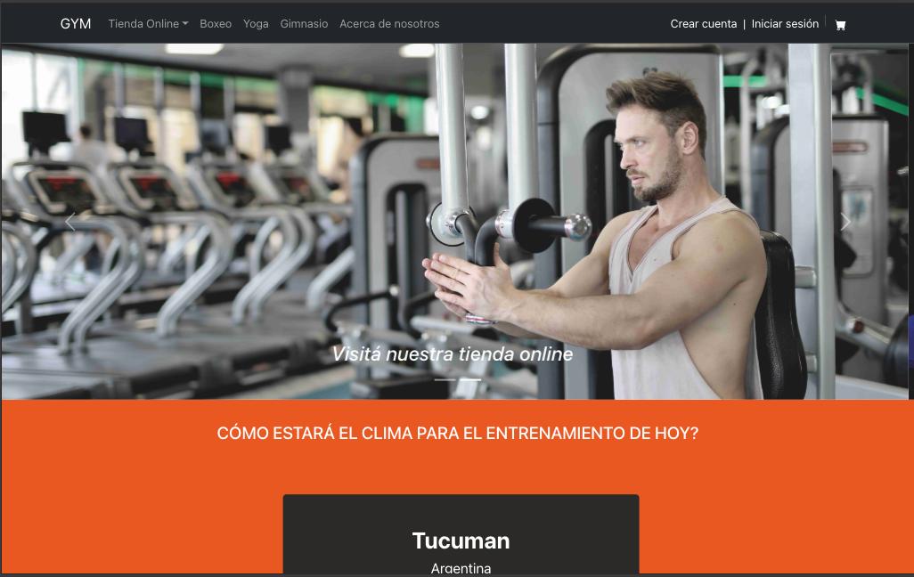 Gym Website